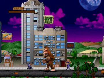 Rampage - World Tour (USA) screen shot game playing